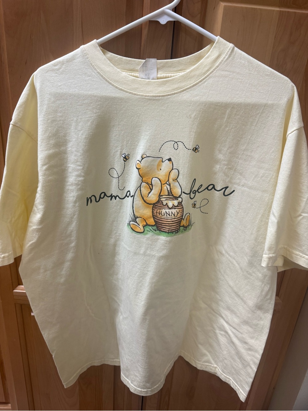 Yellow 'Mama Bear' Winnie-the-Pooh Graphic Tee